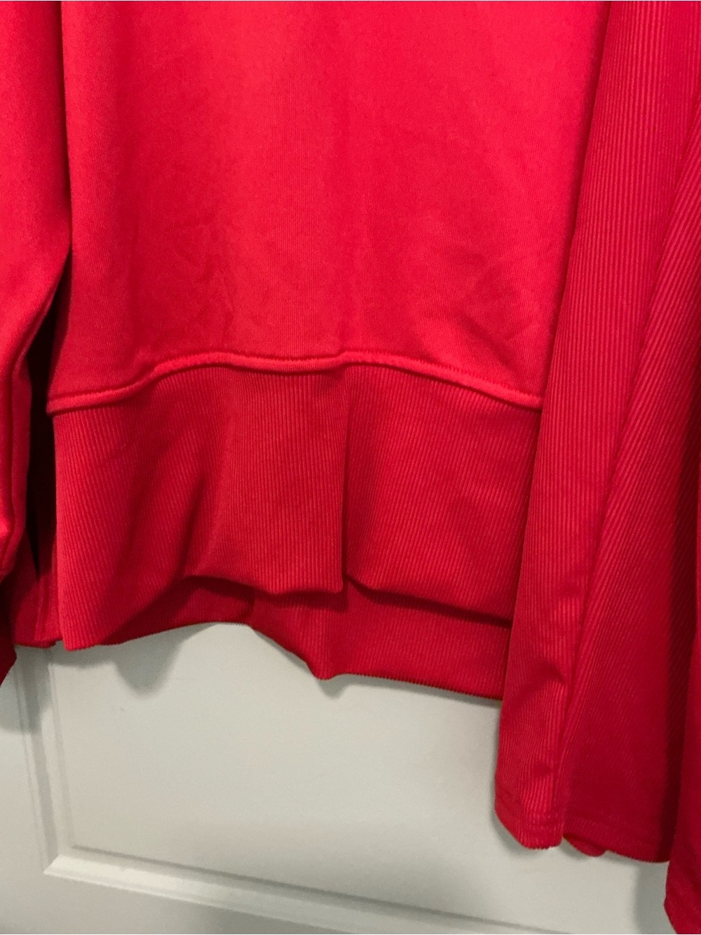 Amazon Women's Scoop Neck Oversized Sweater - Red - Picture 5 of 5